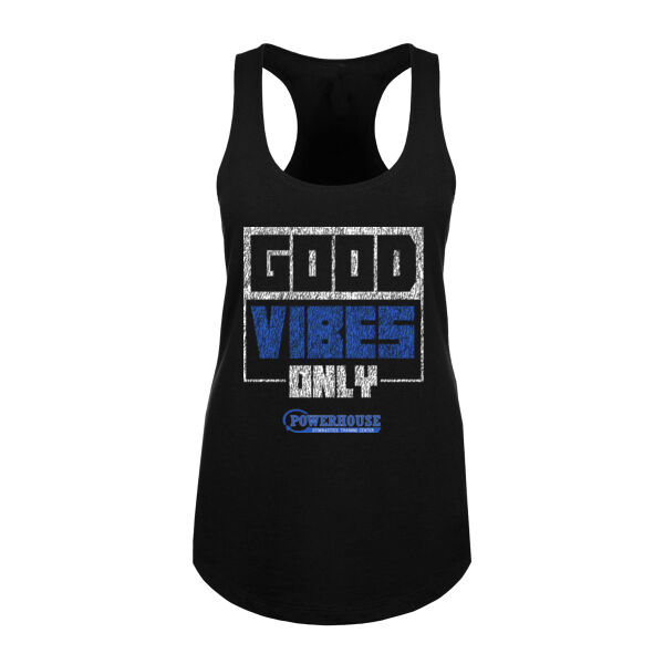 GOOD VIBES ONLY - WOMEN'S FITTED TANK TOP Thumbnail
